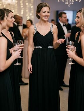 Elegant Black Evening Dress
